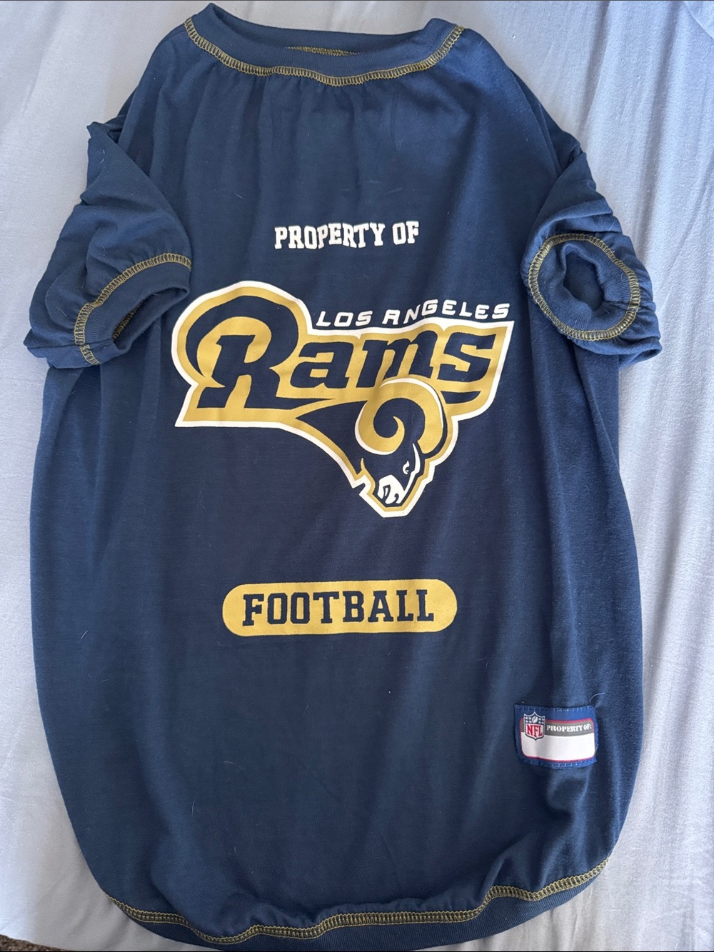 NFL Los Angeles Rams Navy & Gold Dog Jersey